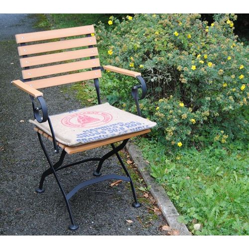 Jutová sedací poduška