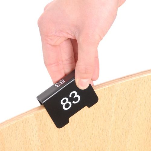 Číslování sedadel židlí