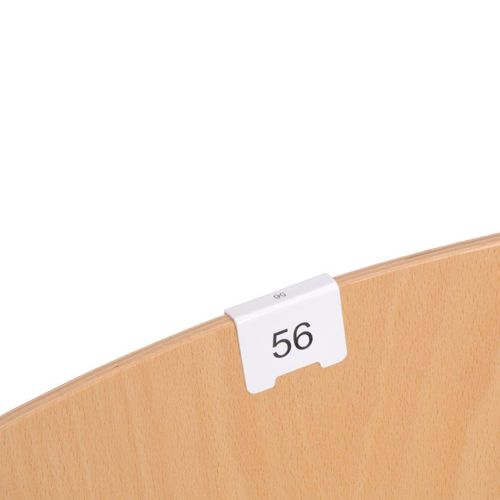 Číslování sedadel židlí