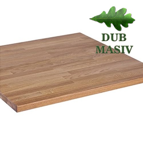 Stolové desky masivní dub síly 27 mm