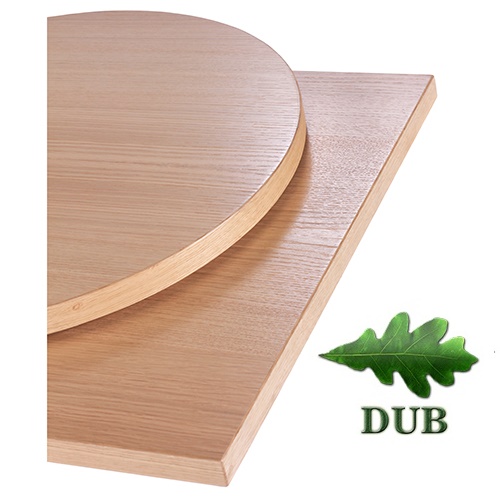 Dýhované stolové desky síly 30mm dubová dýha
