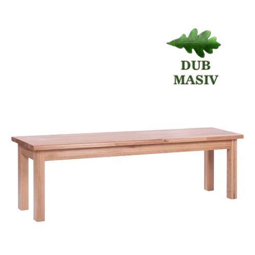 Restaurační sedací lavice DAKO L masivní dub