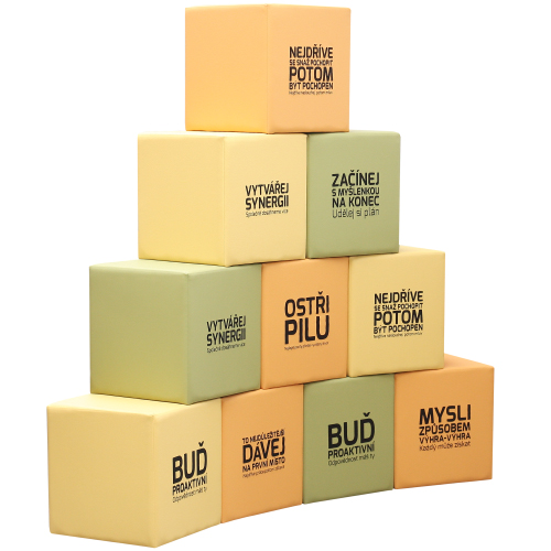 Sedací kostky CUBO  LOGO