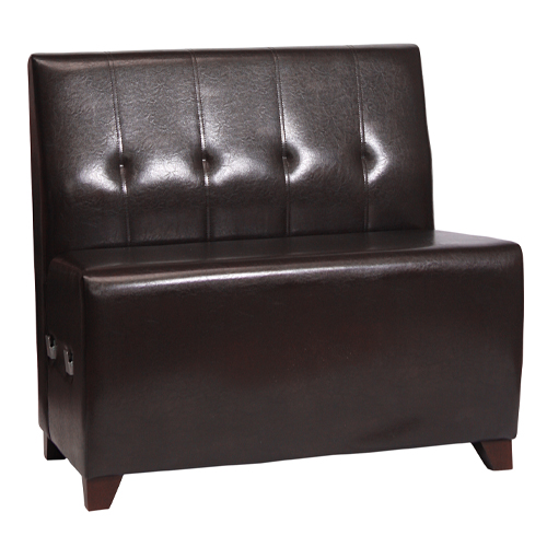 Koženka Antik Look BR-2MS tmavě hnědá