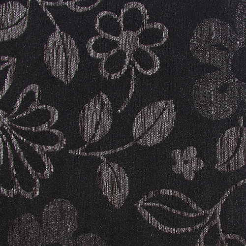 Potahová látka květovaná GLORIA 8 antracit