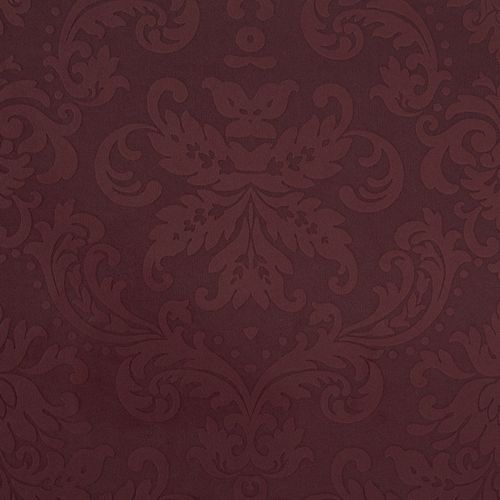 Látka s florálním ornamentem BD43 červená