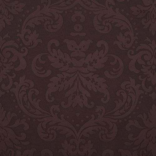 Látka s florálním ornamentem BD53 tmavě vínová