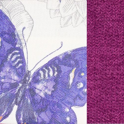 Potahová látka BUTTERFLY 04 fialová