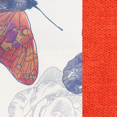 Potahová látka BUTTERFLY 05 oranžová