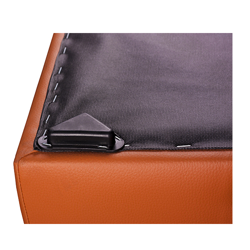 Restaurační lavice MILANO L levé ukončení s opěrkou