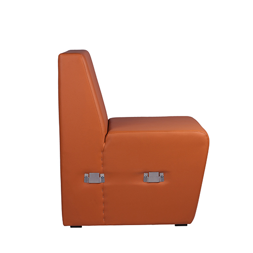 Restaurační lavice MILANO L levé ukončení s opěrkou