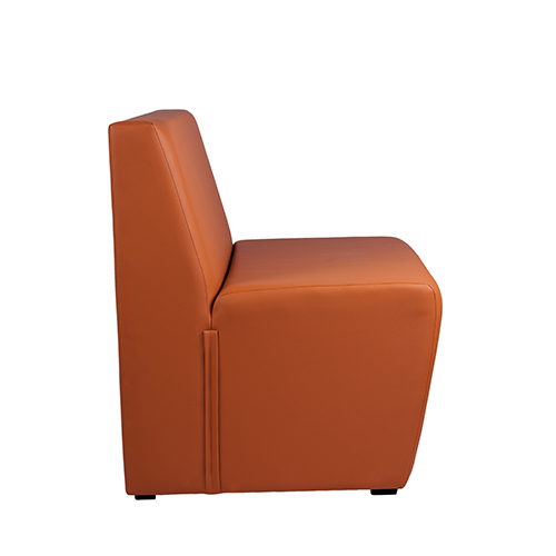 Restaurační lavice MILANO L levé ukončení s opěrkou