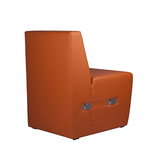 Restaurační lavice MILANO L levé ukončení s opěrkou