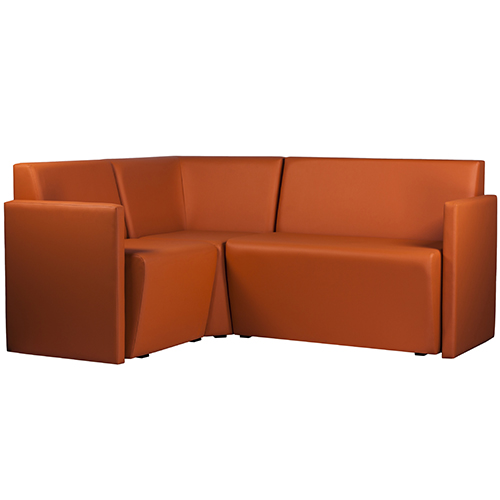 Restaurační lavice MILANO L levé ukončení s opěrkou