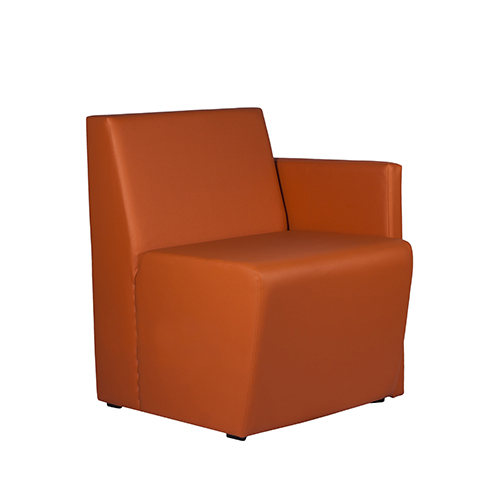 Restaurační lavice MILANO R pravé ukončení s opěrkou