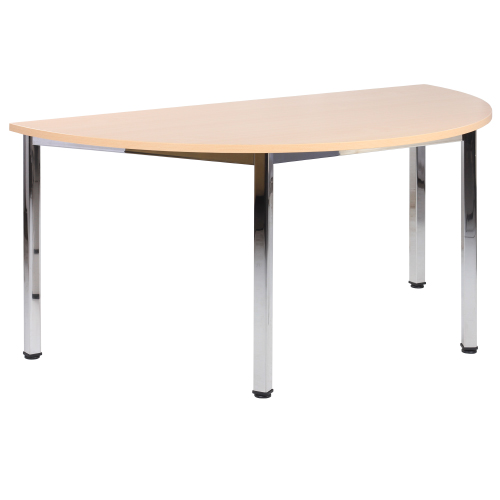 Kovové kancelářské půlkulaté stoly NOVARO 168HR