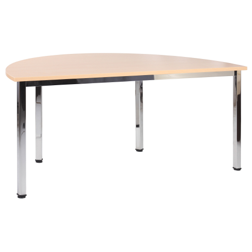 Kovové kancelářské půlkulaté stoly NOVARO 168HR