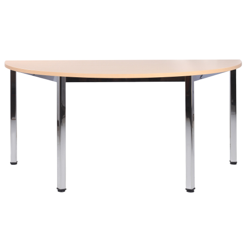 Kovové kancelářské půlkulaté stoly NOVARO 168HR