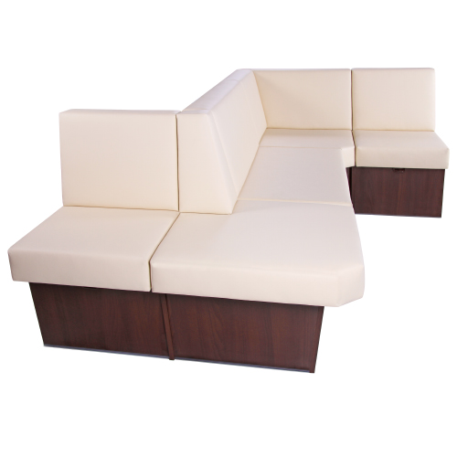 Čalouněné lavice TRENTO AE venkovní rohy