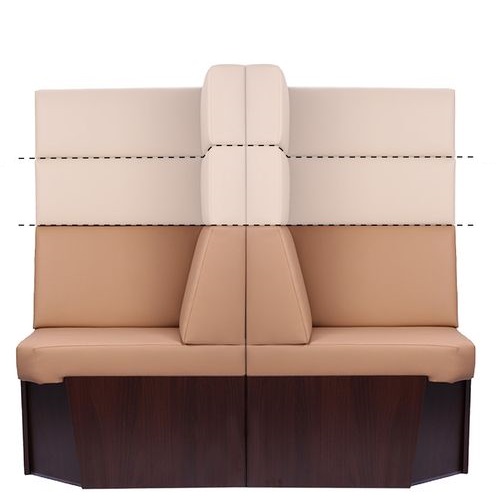 Čalouněné boxy TN RR IE rohový modul