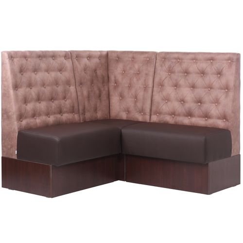 Restaurační lavice MADERA IE CK SK Chesterfield Look rohový díl