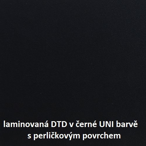 Laminovaná DT deska - barva b.11 černá